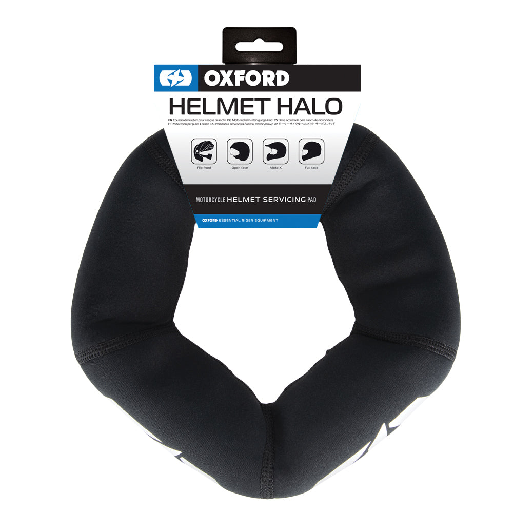 OXFORD HELMET HALO CLEANING MOTORCYCLE MOTORBIKE RING DOUGHNUT SERVICE PAD