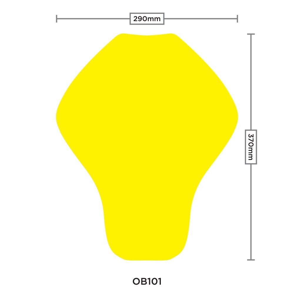 OXFORD BACK PROTECTOR INSERT - MOTORCYCLE MOTORBIKE PROTECTOR RB-PI - CE LEVEL 1