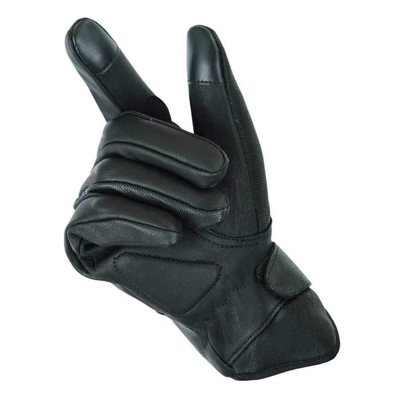 Touchscreen Leather Thermal Warm Winter Motorcycle Motorbike Waterproof Gloves - Hamtons Direct