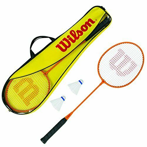 Wilson Badminton 2 Players Gear Set Racket 2x Rackets and 2x Shuttles With Carry - Hamtons Direct
