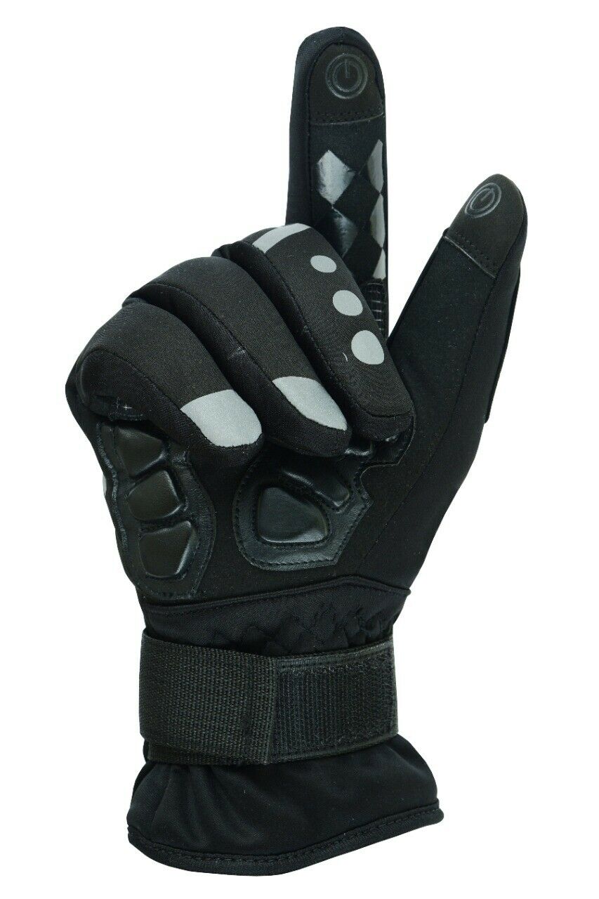 MENS SOFTSHELL BICYCLE TOUCHSCREEN MOTORBIKE MOTORCYCLE Sports GLOVES - Hamtons Direct