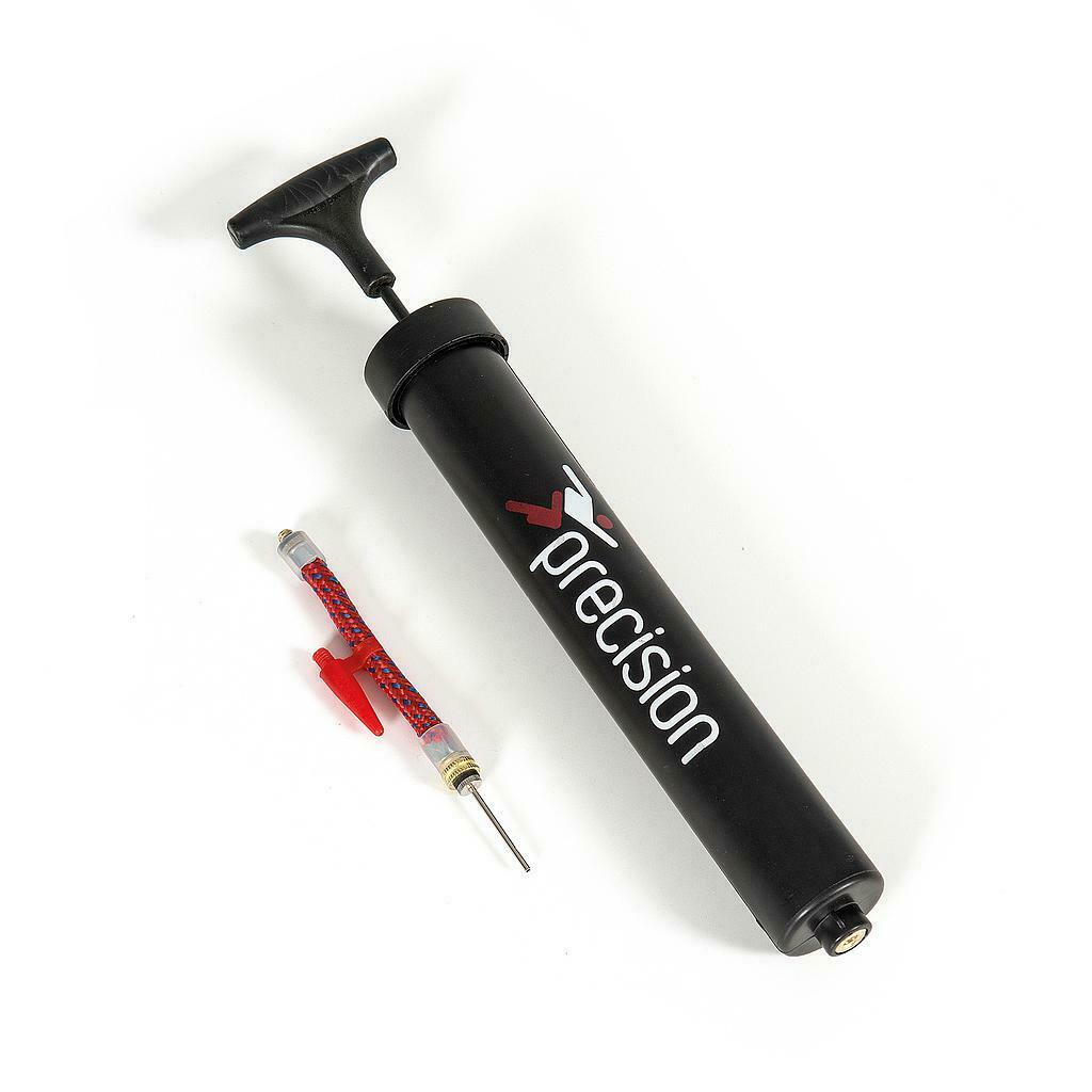 Precision Football Rugby Black Hand Pump Flexible Air Hose with adaptor - Hamtons Direct