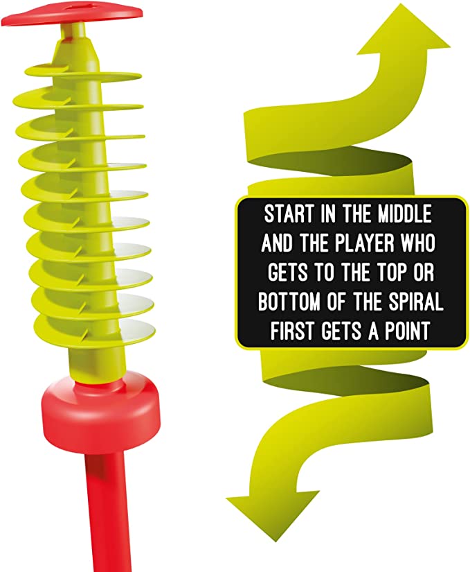 Mookie Swingball Classic All Surface Set: Outdoor Tennis Game with 2 Bats for Ages 6+