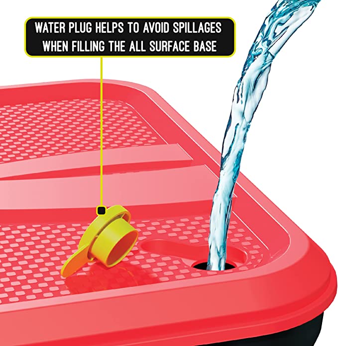 Mookie Swingball Classic All Surface Set: Outdoor Tennis Game with 2 Bats for Ages 6+