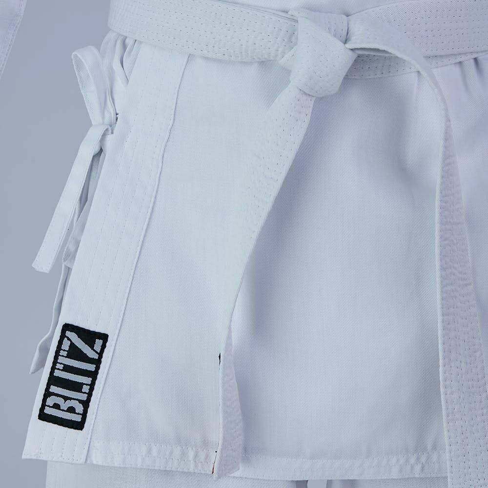 Blitz Kids Lightweight 6oz Karate Gi Children's Student Karate Aikido Uniform Free White Belt - Hamtons Direct