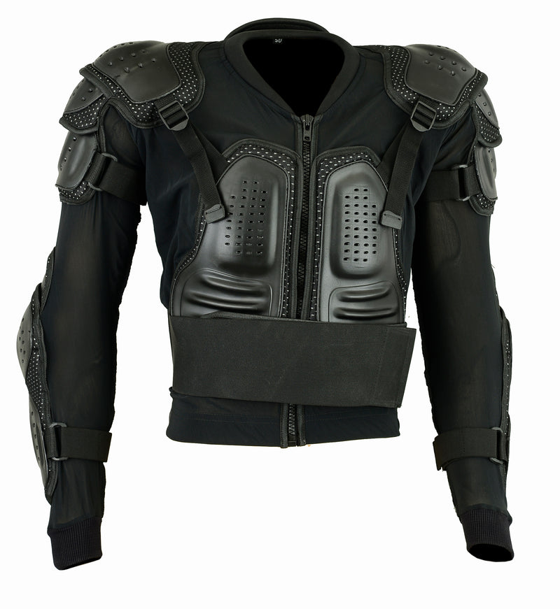 Body Armour Motorcycle Motorbike Motocross 3-Piece Shoulder Armour - Hamtons Direct