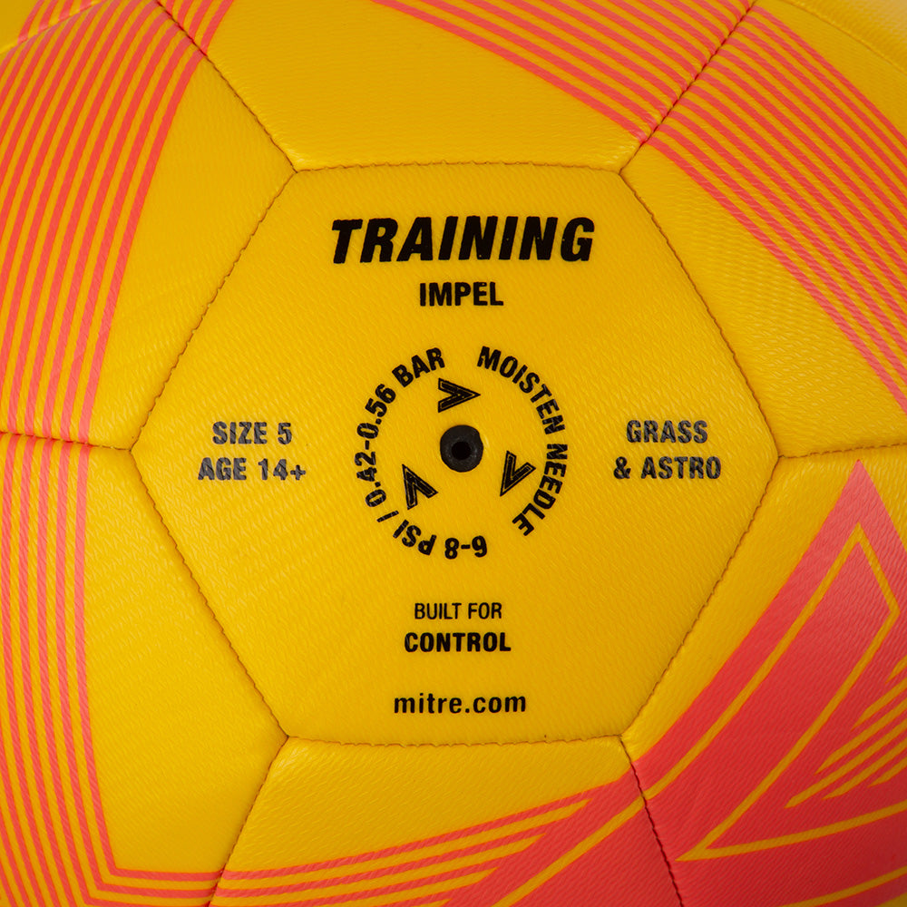Mitre Impel Training Footballs Soccer Ball Outdoor Indoor Astro Play Train Size 3 4 5 - Hamtons Direct