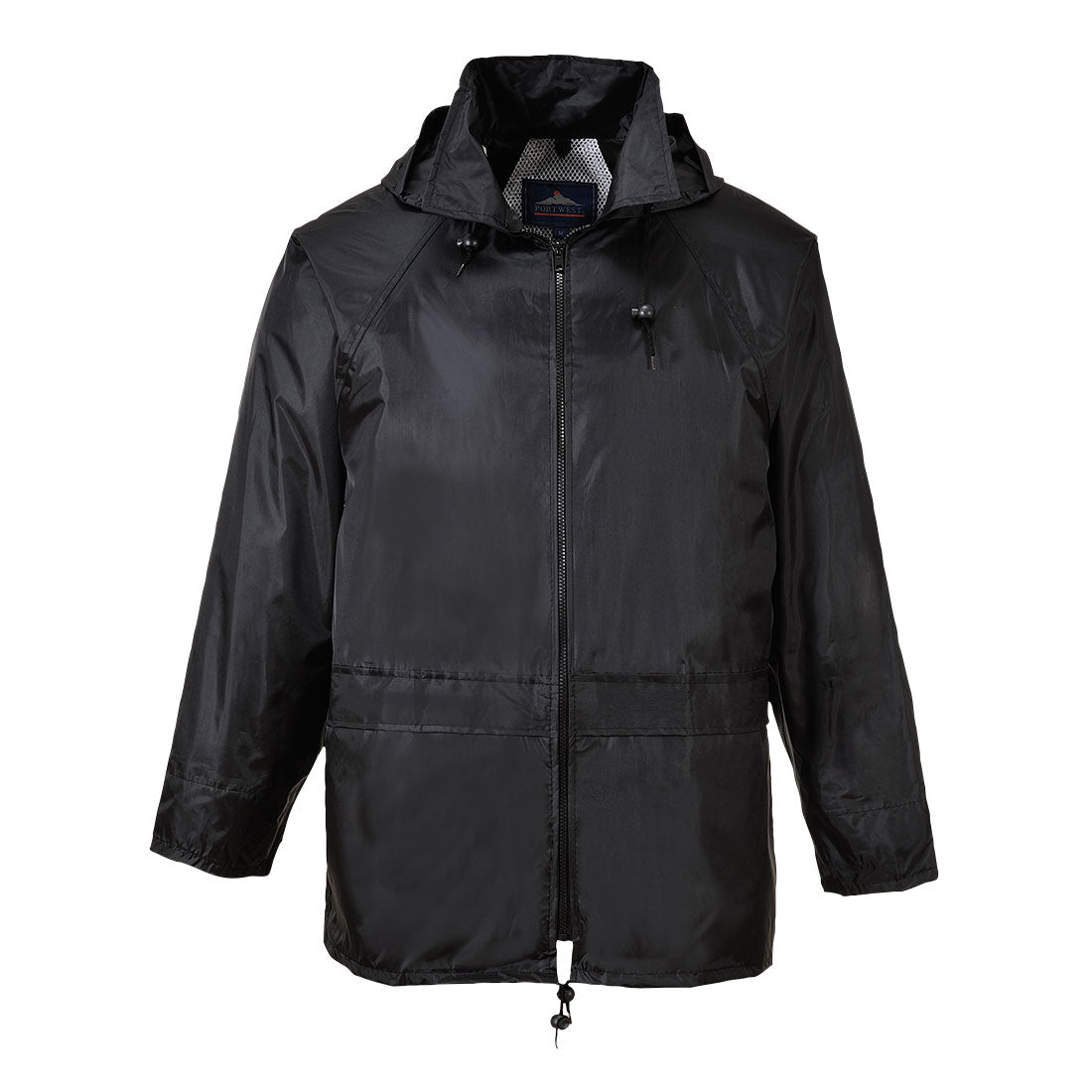 Portwest Rainsuit Classic Jacket Water resistant - Black - Hamtons Direct