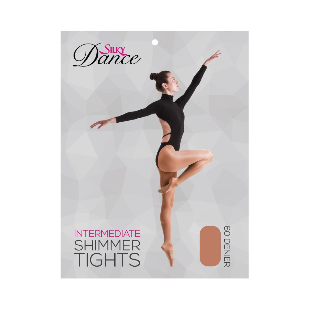 LADIES WOMENS ADULT SILKY SHIMMER DANCE TIGHTS FULL FOOT OR STIRRUP FOOT - Hamtons Direct