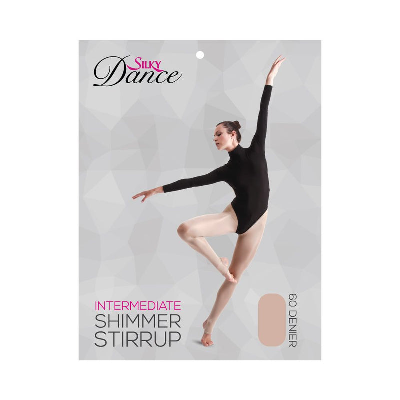 LADIES WOMENS ADULT SILKY SHIMMER DANCE TIGHTS FULL FOOT OR STIRRUP FOOT - Hamtons Direct