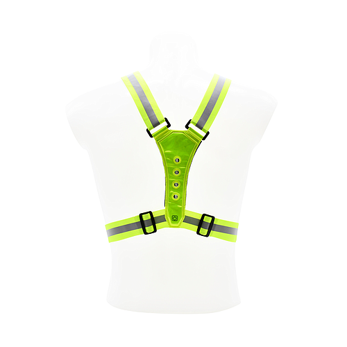 Six Peaks LED Reflective Adjustable Safety Vest with Phone Holder - Hamtons Direct