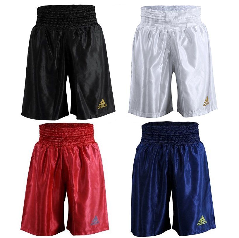 Adidas Satin Boxing Shorts Amateur Pro  Adult Men's - Hamtons Direct