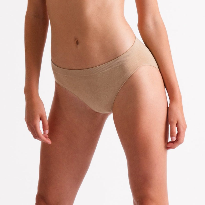 Silky Dance Children Girls Ballet Seamless High Cut Briefs Underwear Knickers in Nude & Dark Nude - Hamtons Direct