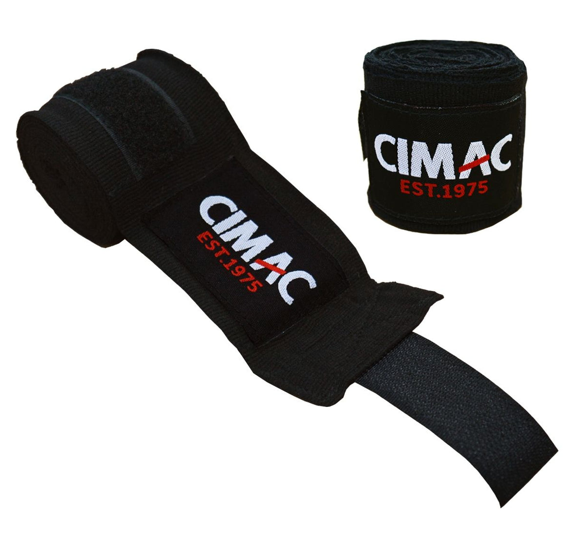 Cimac Hand Wraps Boxing Handwraps Hook & Loop MMA Stretch Wraps Protection 2.55m - Hamtons Direct