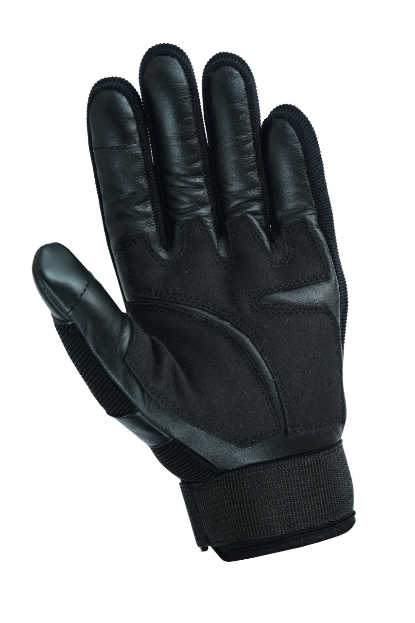 Summer Touchscreen Leather Motorcycle Motorbike Knuckle Protection Soft Gloves - Hamtons Direct