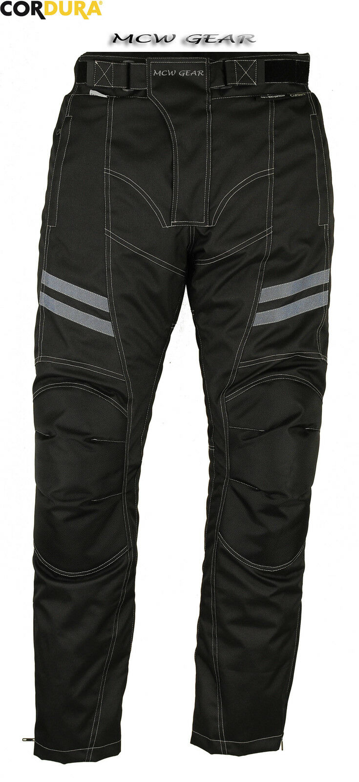 Men's Motorcycle Motorbike Waterproof Trousers Pants Armour Protect All Sizes - Hamtons Direct