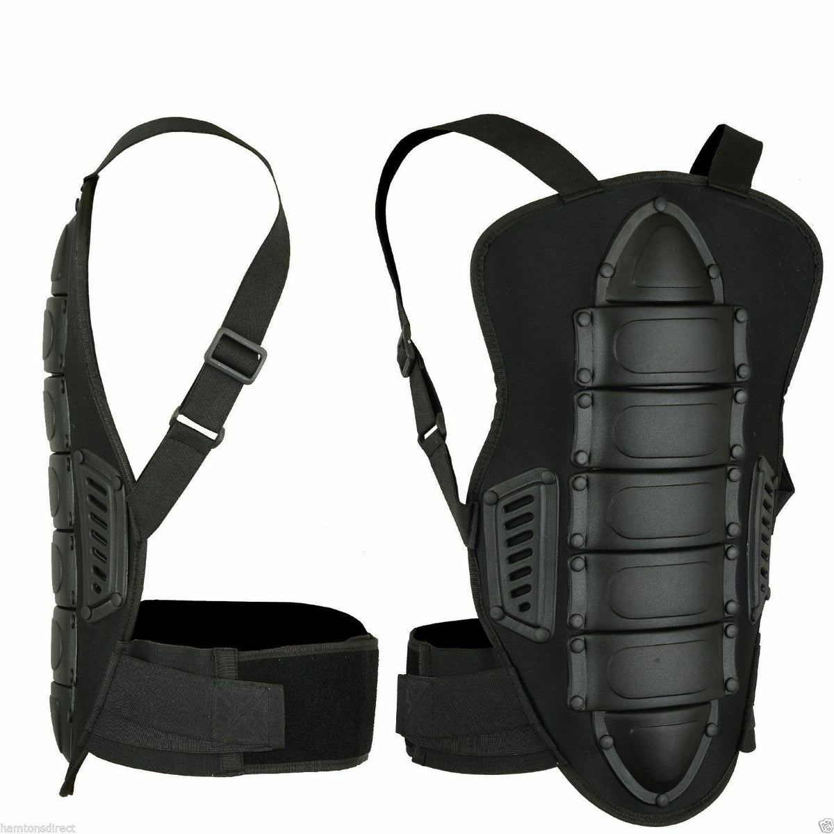 Back Protector Spine Guard Motorcross Motorcycle Skiing Skating Snow Body Armour - Hamtons Direct
