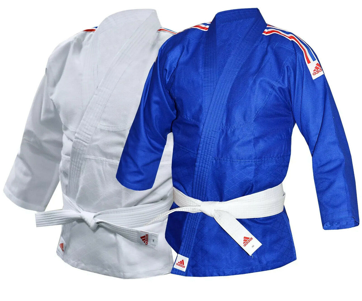Adidas Judo 250G Suit GB STRIPES Adults Children's Boys Girls Men's Free Belt - Hamtons Direct