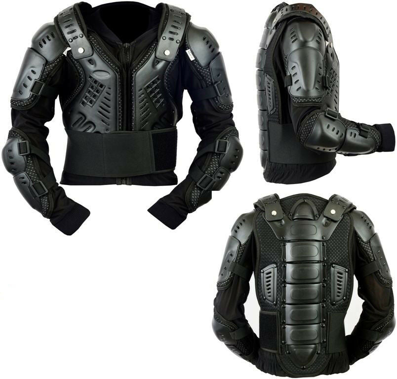 Kids Children Body Armour Motocross Jacket Chest Spine Elbow Shoulder Protection - Hamtons Direct