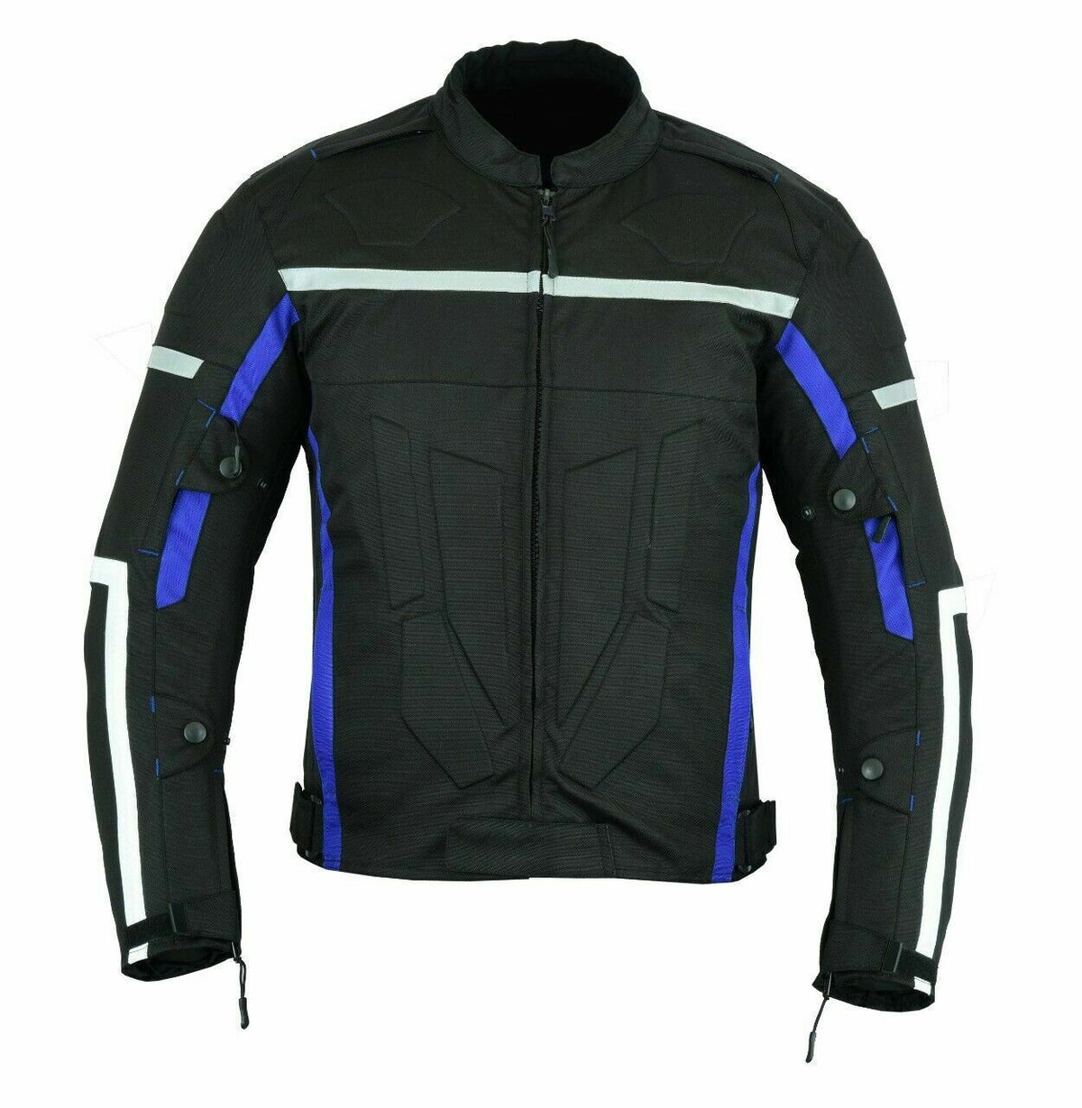 3 Layer Mens Motorcycle Waterproof Cordura Textile Jacket Motorbike CE Armours - Hamtons Direct