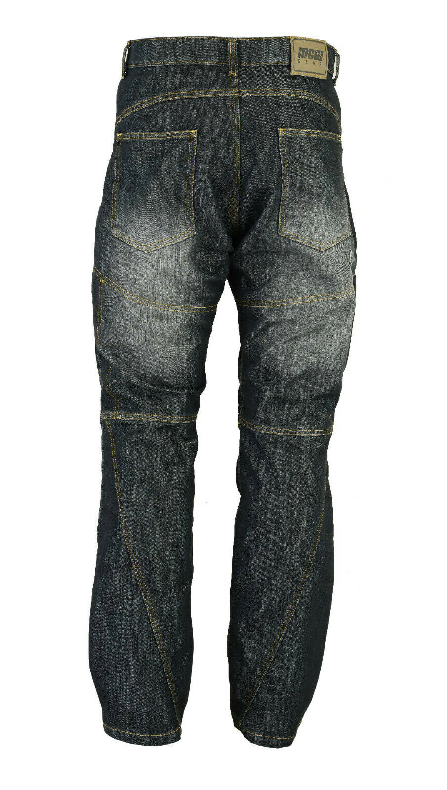 MCW Mens Motorbike Motorcycle Denim Jeans Trousers Pants with Protective Lining - Hamtons Direct