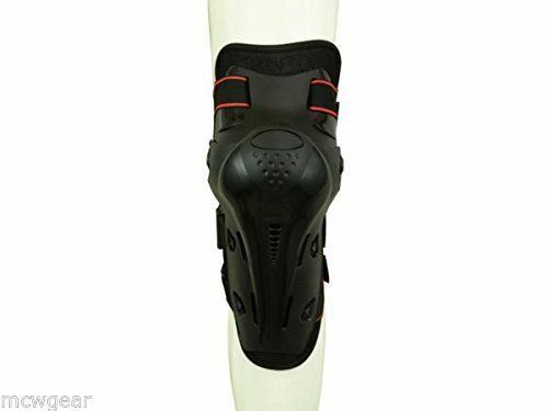 MX Motorcycle Motocross Hinged Knee Shin Pads Guard Protective Gear Body Armour - Hamtons Direct