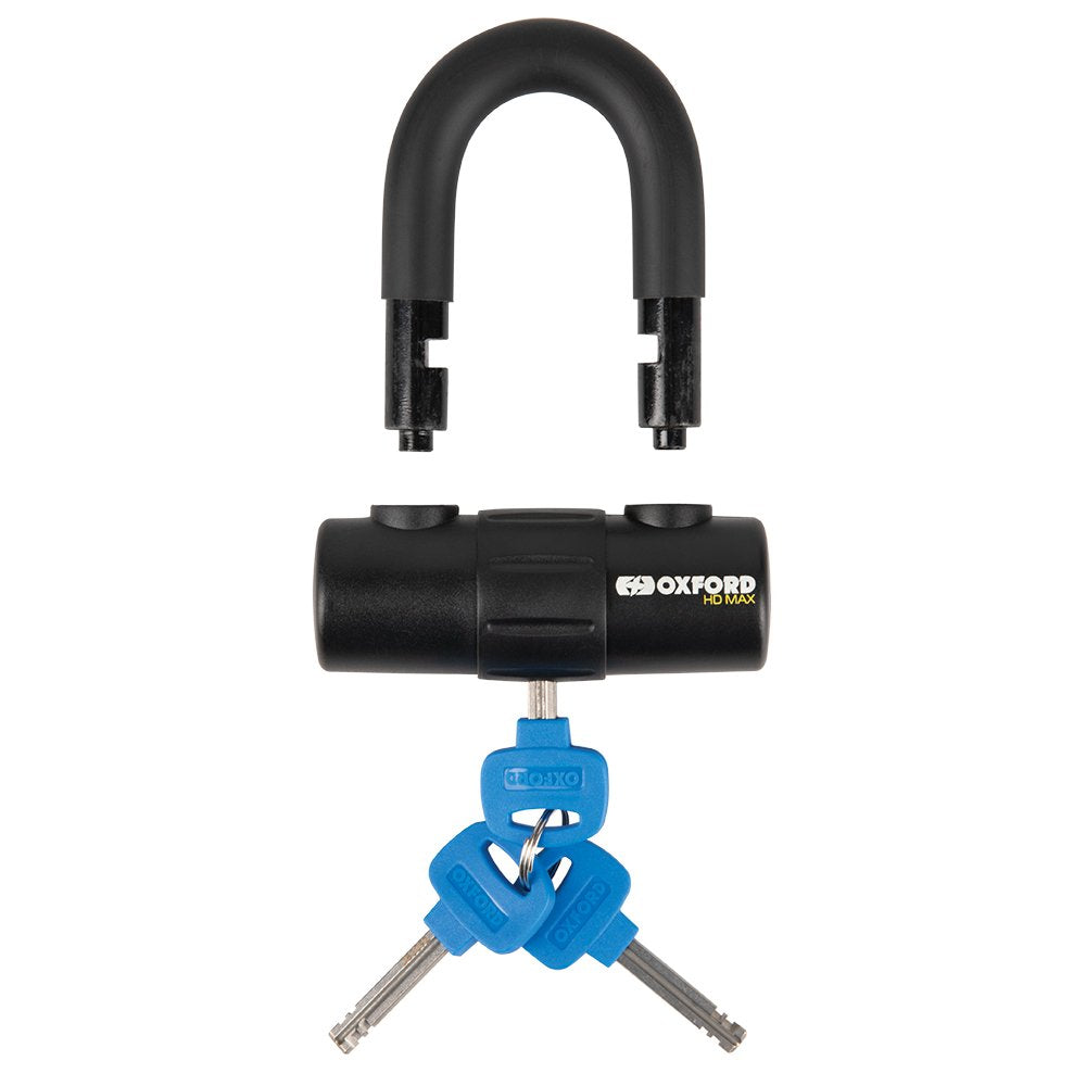 OXFORD LK310 MOTORCYCLE STEEL DISC LOCK FOR MOTORBIKES AND BICYCLES -BLACK