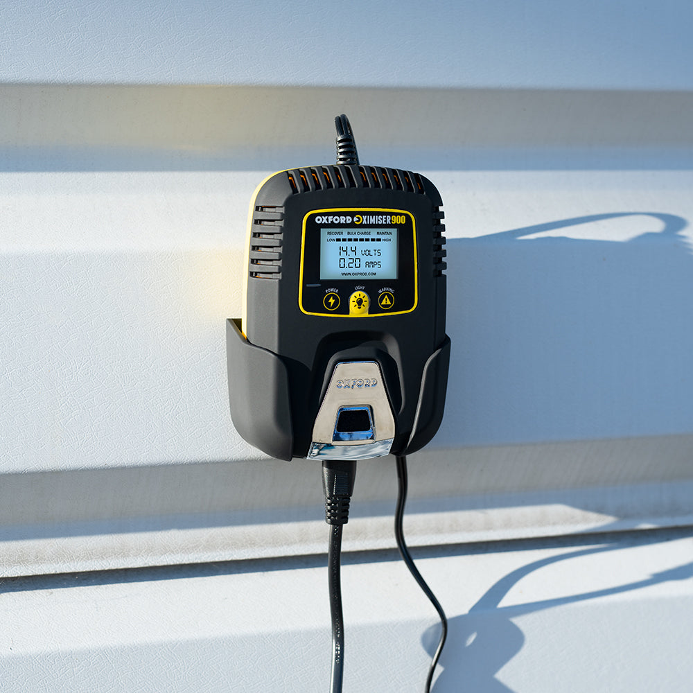 OXFORD OXIMISER 900 MOTORCYCLE / BIKE 12V BATTERY TRICKLE CHARGER OPTIMISER