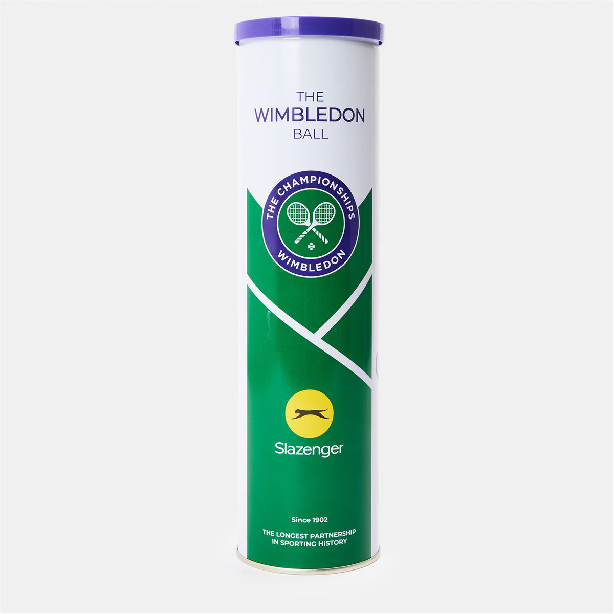 Slazenger Wimbledon Official Tennis Balls 4 Pack | ITF Approved All Court | Championship Quality