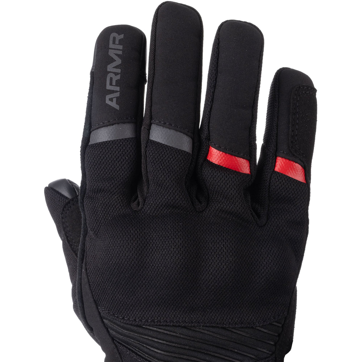 OXFORD ARMR EYOSHI 3.0 WATERPROOF MOTORCYCLE MOTORBIKE GLOVES BLACK RED