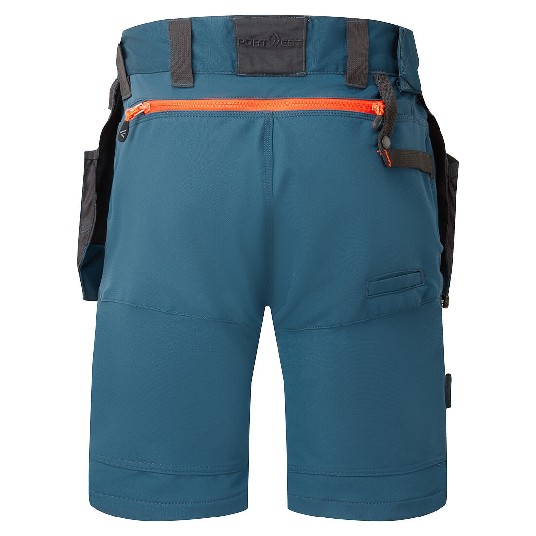 PORTWEST MEN'S HOLSTER POCKET SHORTS: DETACHABLE WORKWEAR SUMMER SHORTS - DX4