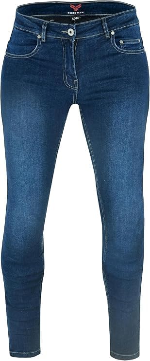 MCW GEAR STRETCH MOTORCYCLE JEANS - UKCA CE AA RATED MEN'S ARMOUR DENIM JEANS