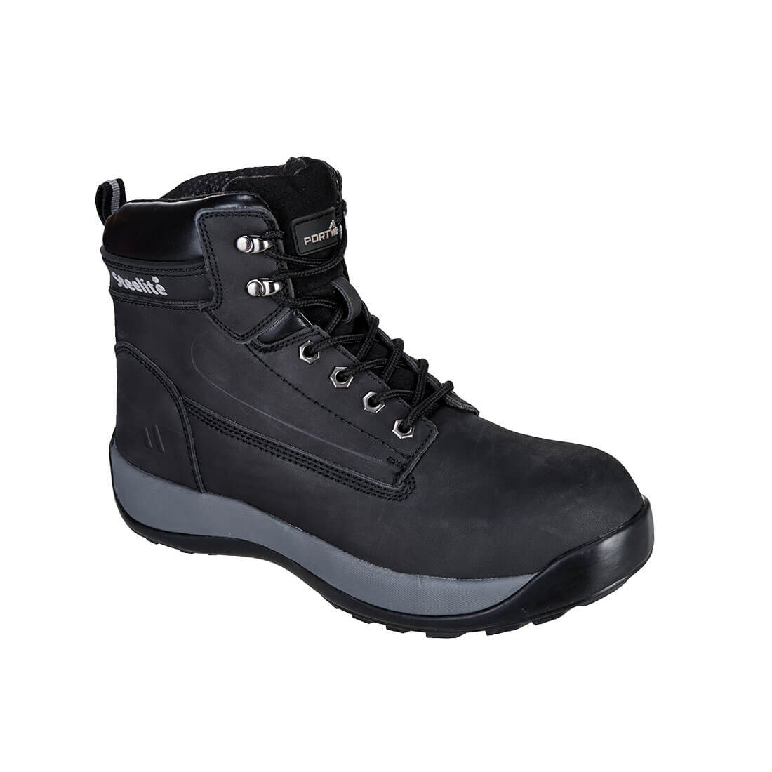 SAFETY STEEL TOECAP STEEL MIDSOLE PROTECTIVE CONSTRUCTION ANTI SLIP NUBUCK CE BOOTS