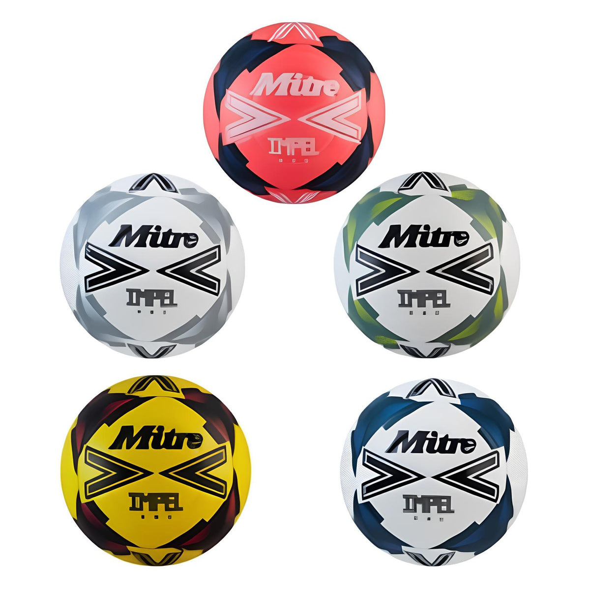 MITRE IMPEL ONE FOOTBALLS ADULTS KIDS BALL OUTDOOR INDOOR ASTRO PLAY TRAIN