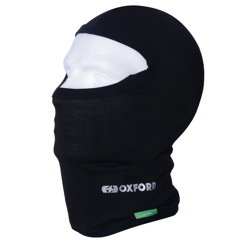 OXFORD MOTORBIKE MOTORCYCLE ADULT HELMET COMFORTABLE BLACK COTTON BALACLAVA