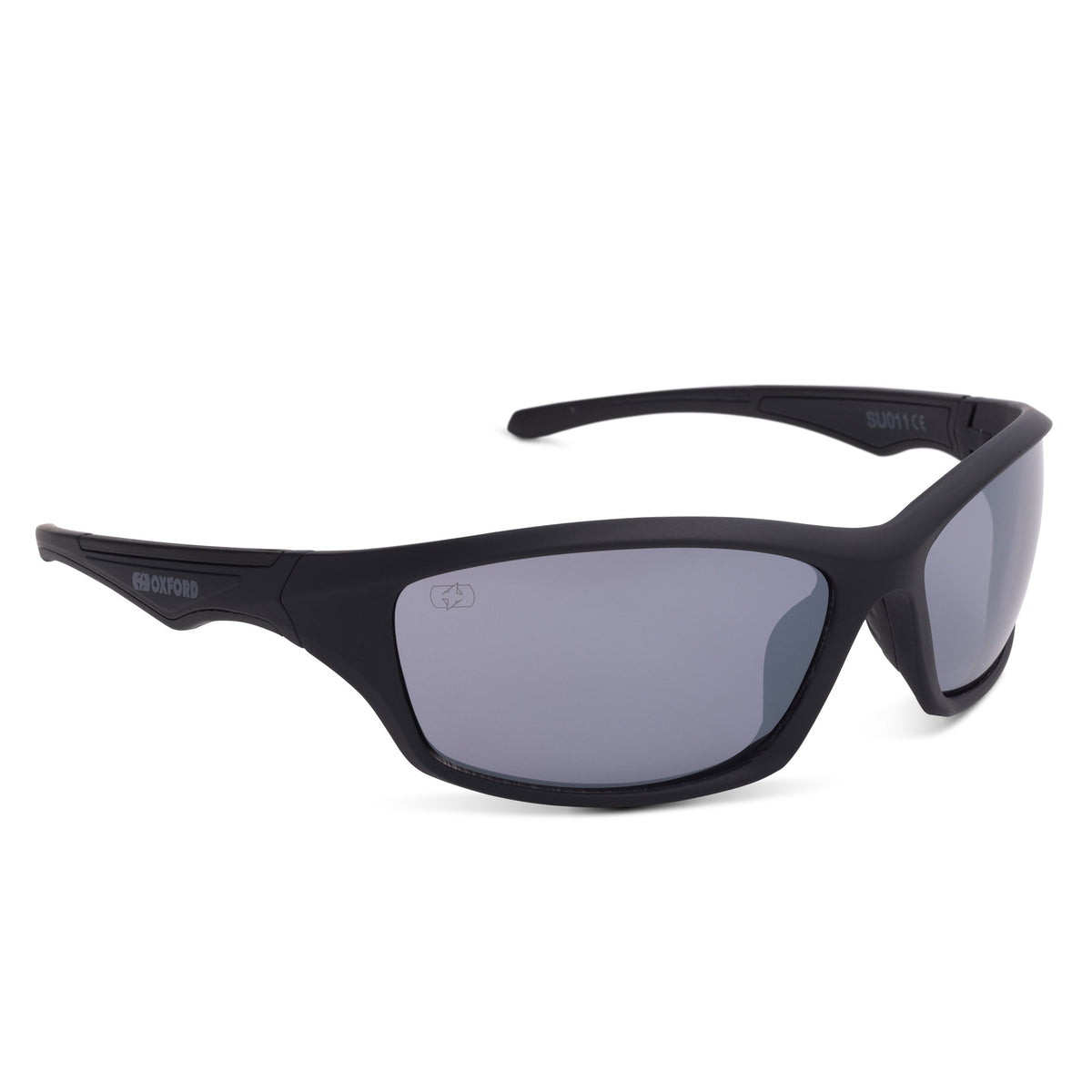 OXFORD CAMINO MOTORCYCLE BLACK FRAME WITH SILVER LENS UV COMFORTABLE SUNGLASSES
