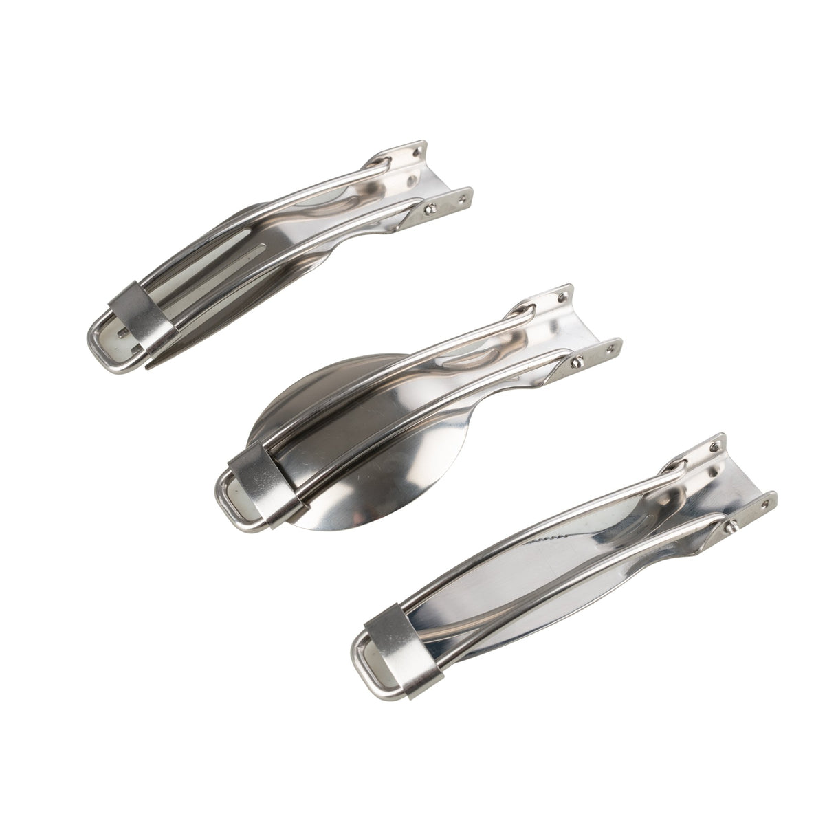 OXFORD MOTORBIKE MOTORCYCLE HIKING CAMPING STAINLESS STEEL FOLDING CUTLERY SET