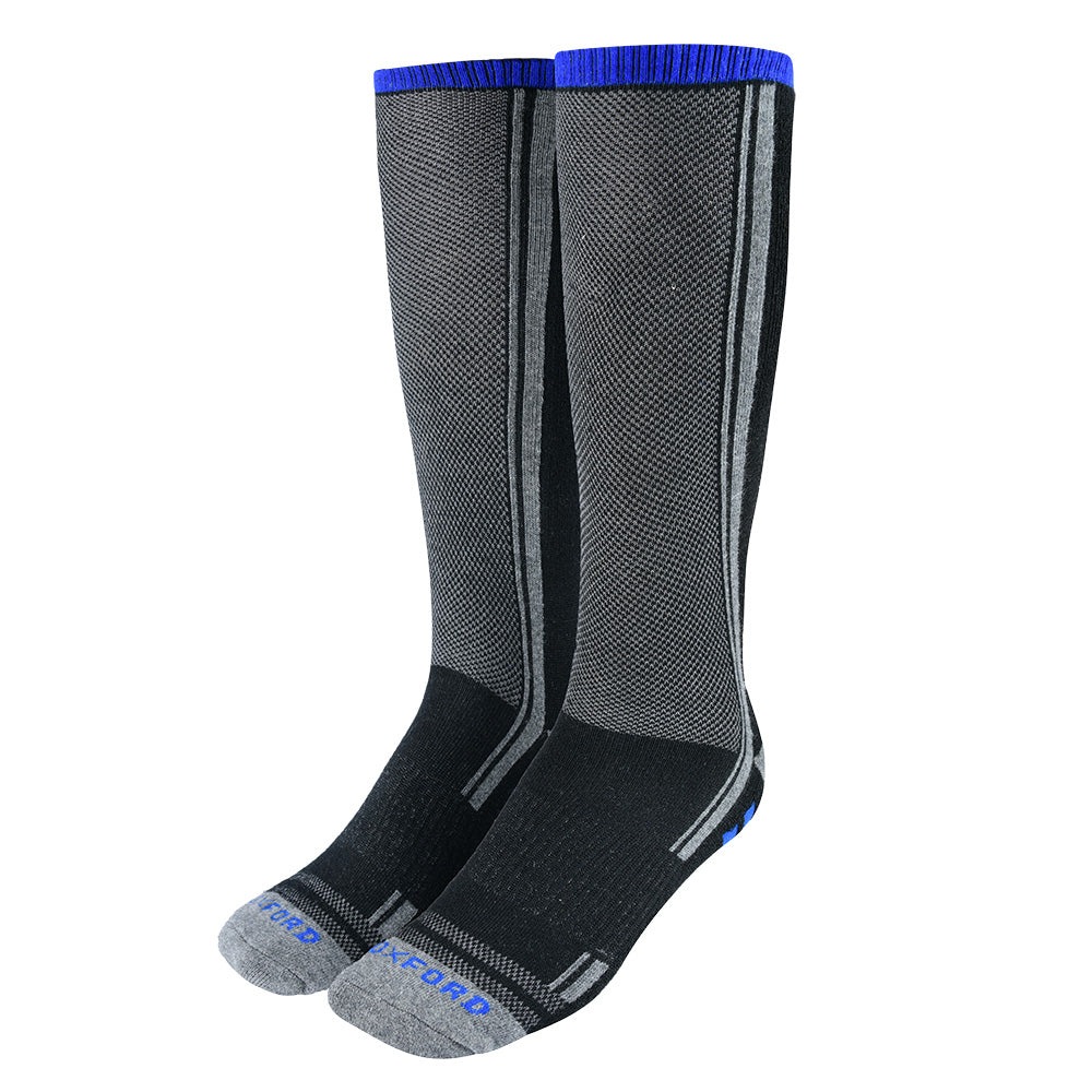 OXFORD COOLMAX MOTORBIKE MOTORCYCLE OXSOCKS RIDING CUSHIONED SOCKS