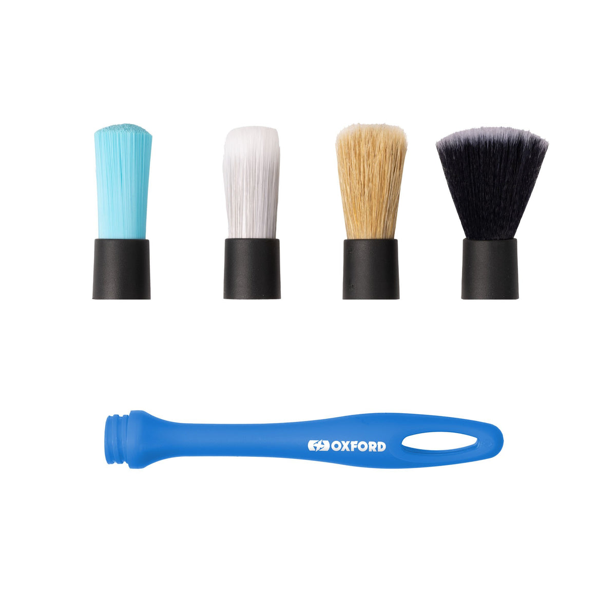 OXFORD DETAIL TWIST MOTORBIKE MOTORCYCLE DETAILING CLEANING CARE BRUSH SET