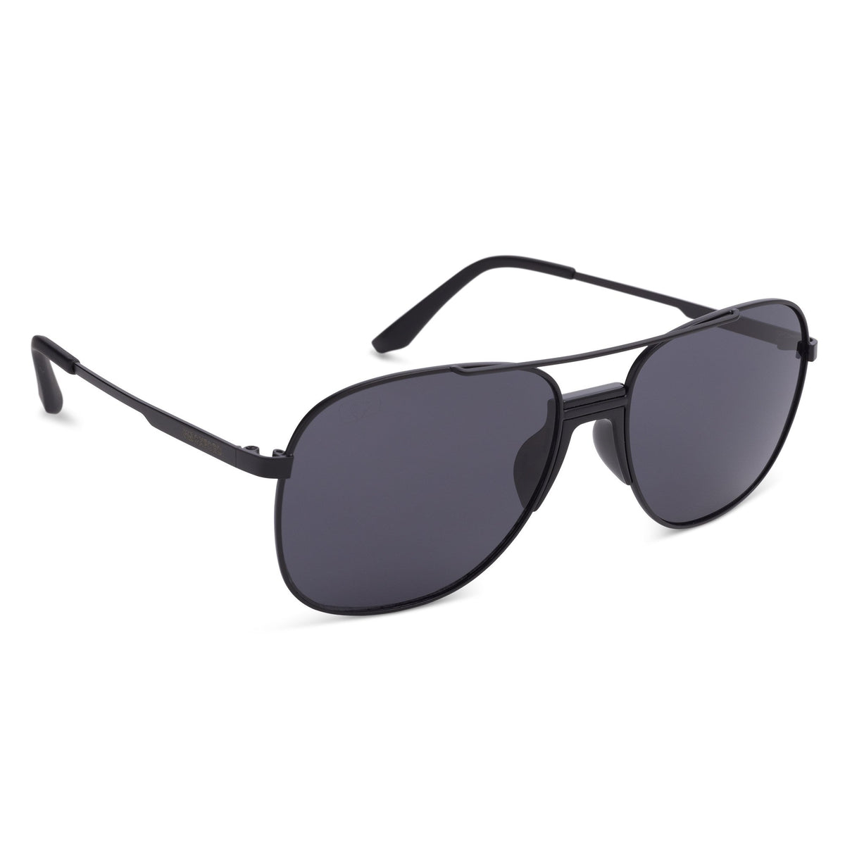 OXFORD FORCE ONE MOTORCYCLE BLACK CLASSIC METAL FRAME SMOKE LENS UV SUNGLASSES