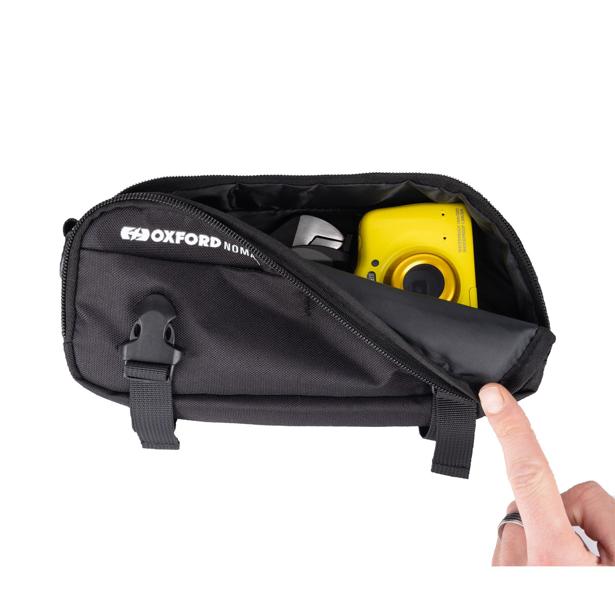 OXFORD NOMAD MOTORBIKE MOTORCYCLE UTILITY POUCH 2 LITRE HARNESS ATTACHMENT ACCESSORY