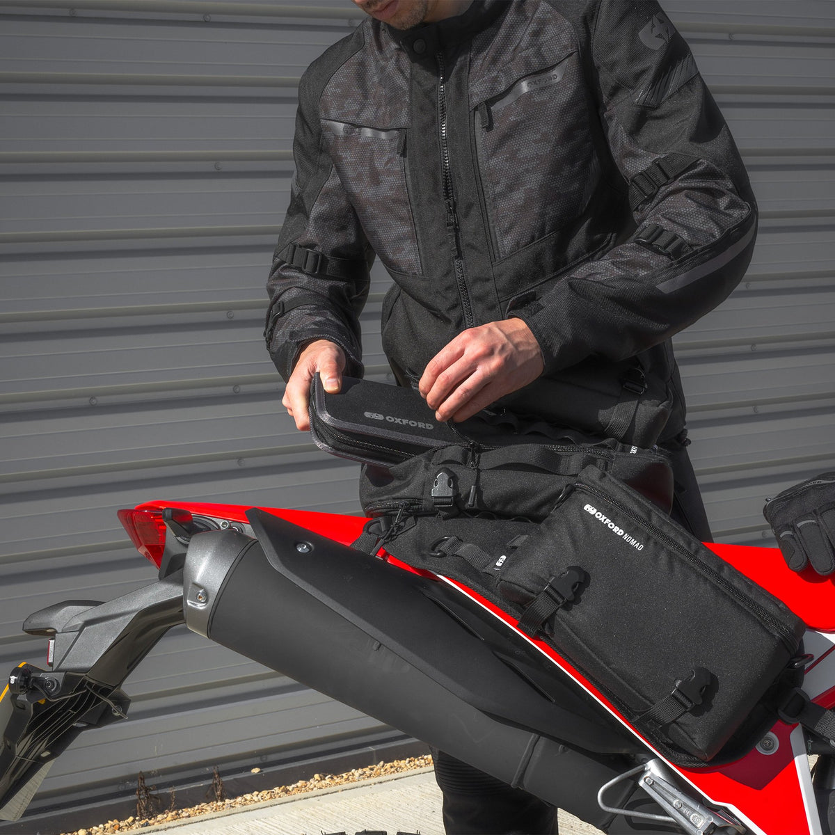 OXFORD NOMAD MOTORBIKE MOTORCYCLE UTILITY BAG 4 LITRE HARNESS ATTACHMENT ACCESSORY