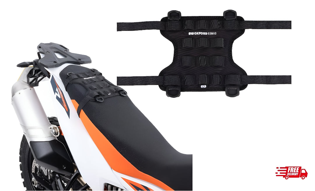 OXFORD NOMAD BIKE MOTORBIKE LIGHTWEIGHT MODULAR LOAD-CARRYING ACCESSORY HARNESS