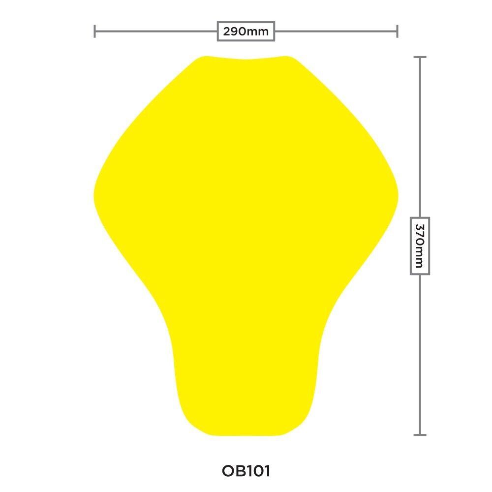 OXFORD BACK PROTECTOR INSERT - MOTORCYCLE MOTORBIKE PROTECTOR RB-PI - CE LEVEL 1