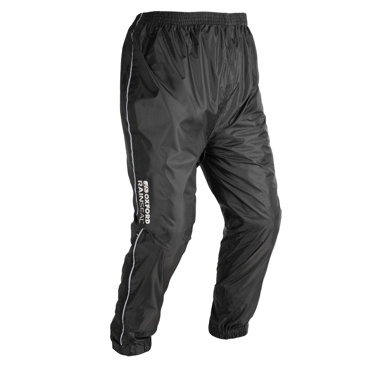 OXFORD RAINSEAL WATERPROOF MOTORCYCLE BLACK OVERTROUSERS PANTS