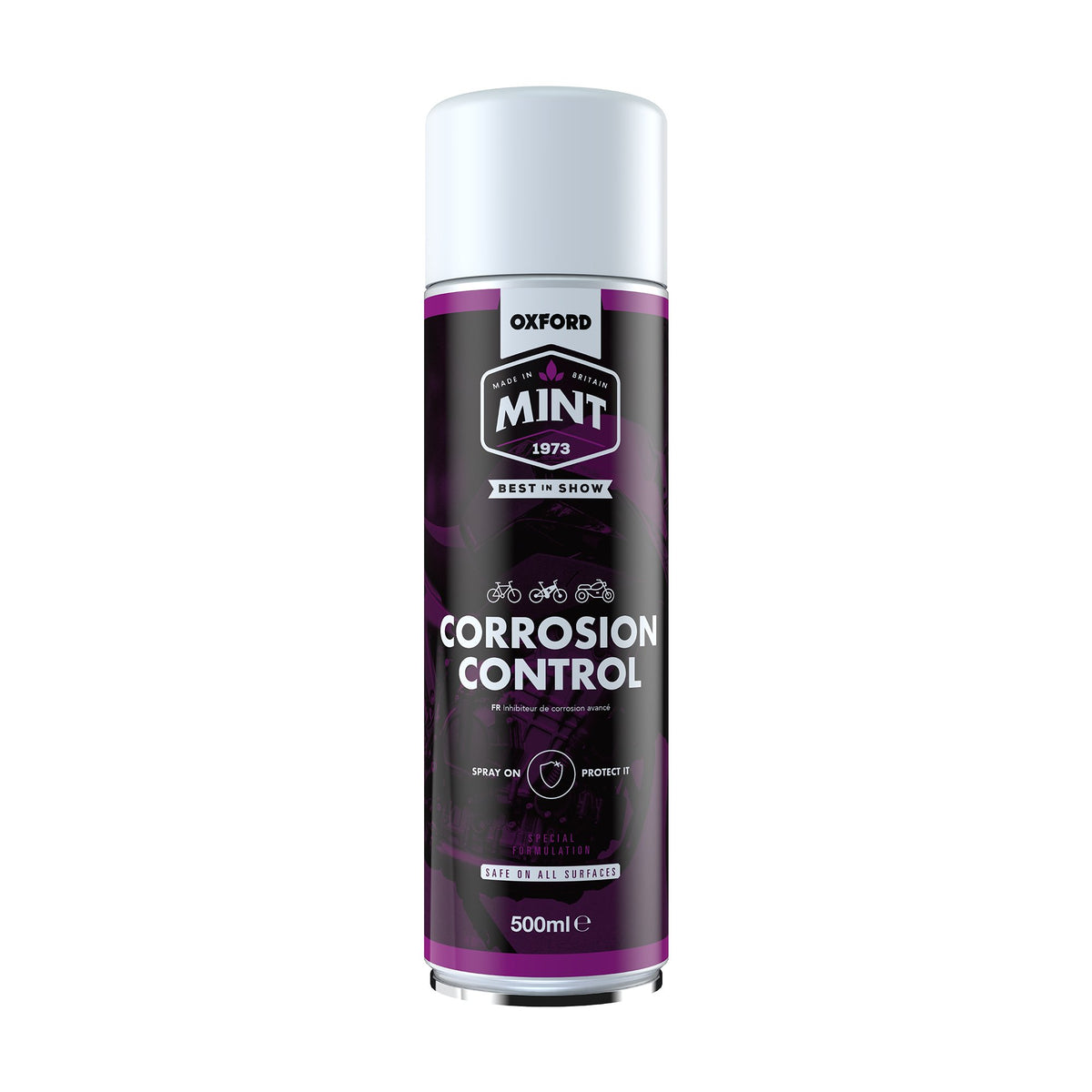 OXFORD MINT MOTORBIKE MOTORCYCLE CORROSION SPRAY PROTECTION CARE 500ML