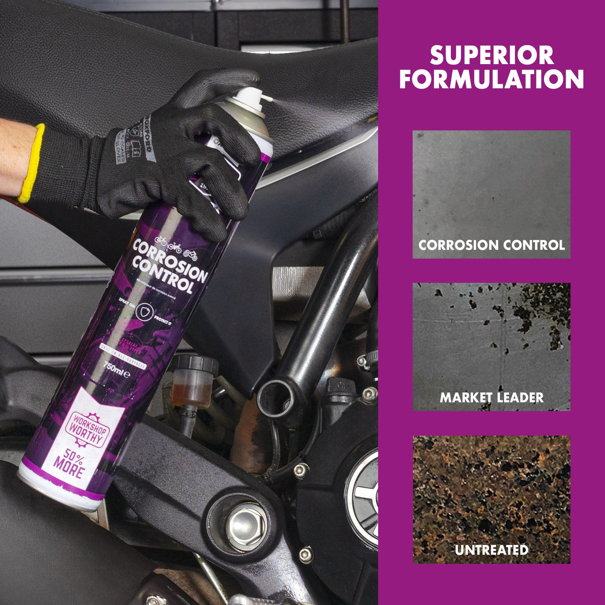 OXFORD MINT MOTORBIKE MOTORCYCLE CORROSION SPRAY PROTECTION CARE 500ML