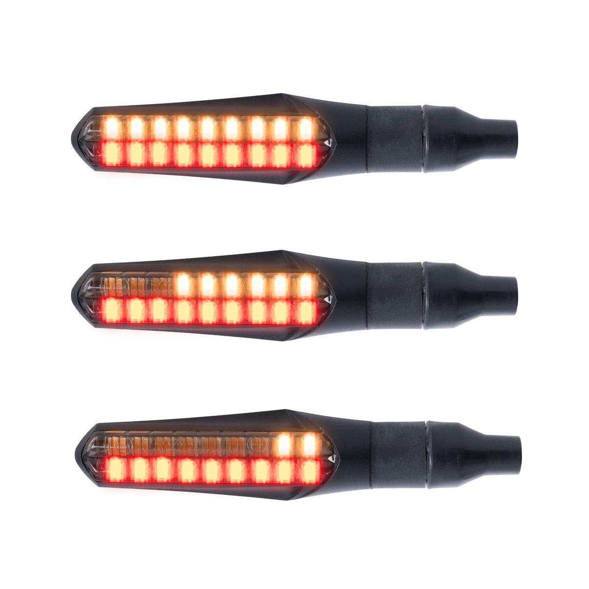 OXFORD NIGHTRIDER DUO LED E-MARKED MOTORCYCLE REAR INDICATORS / BREAK LIGHTS