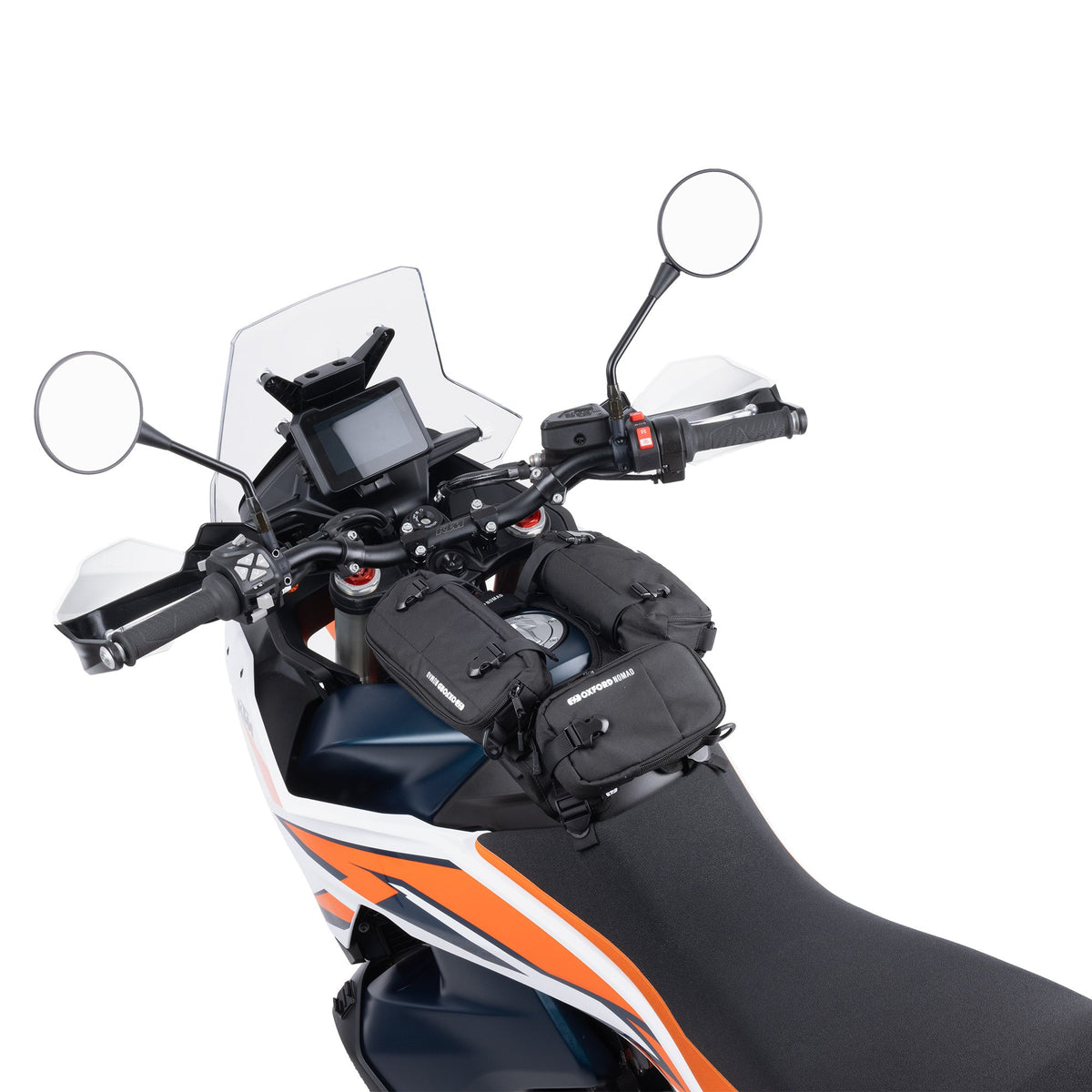 OXFORD NOMAD MOTORCYCLE MOTORBIKE TANK HARNESS UNIVERSAL TANK FIT LOAD-CARRYING