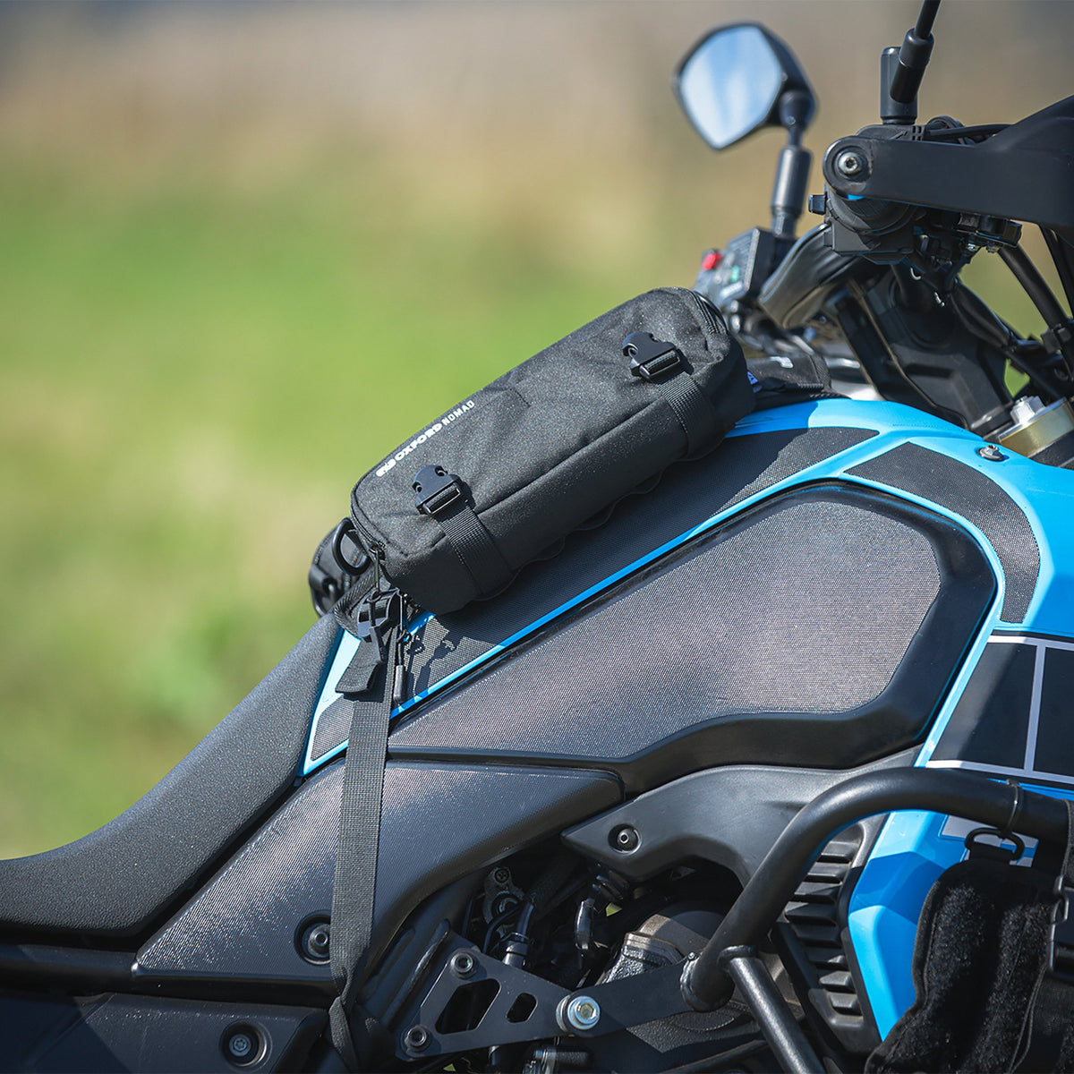 OXFORD NOMAD MOTORCYCLE MOTORBIKE TANK HARNESS UNIVERSAL TANK FIT LOAD-CARRYING